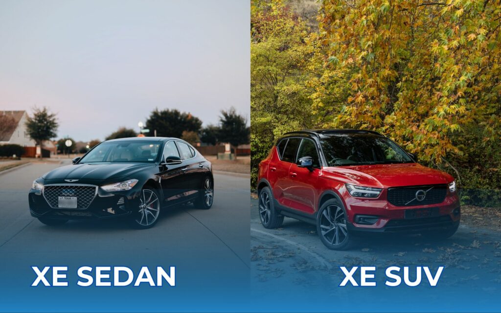 Phân biệt xe SUV và xe Sedan